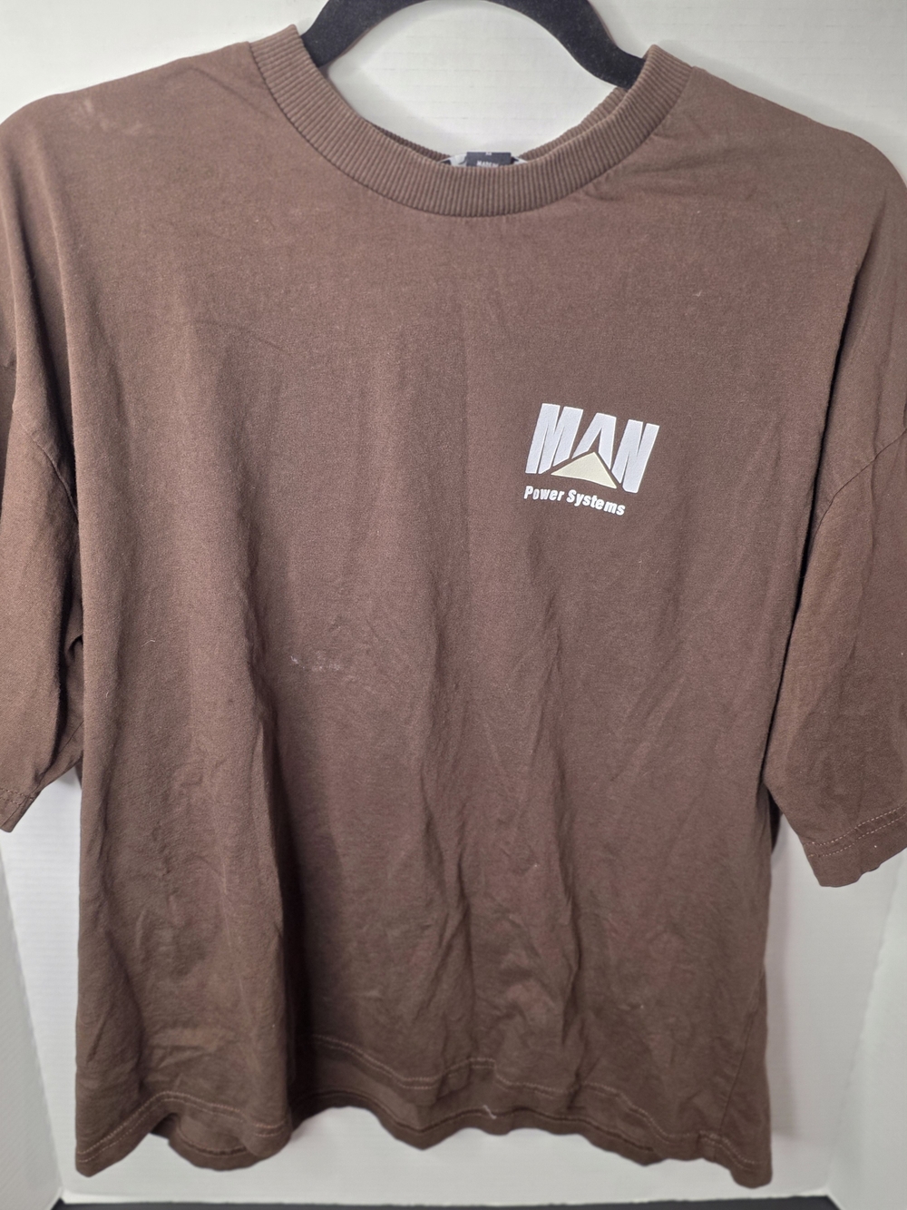 Power Systems Brown Crew Neck Short Sleeve Tee